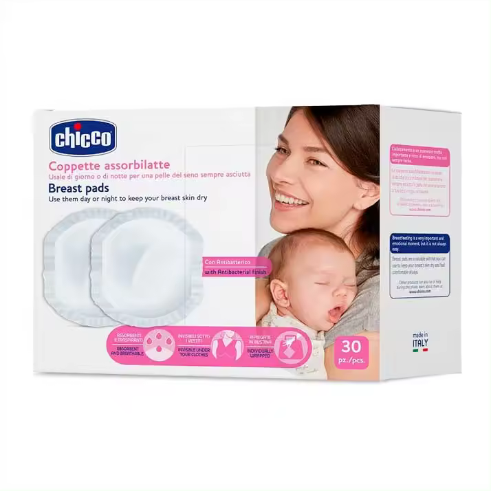 Chicco Discos Absobentes Antebacterias (30 Uds) - 1