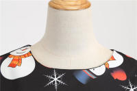 Vestido Midi Vintage Elegante Para Fiesta De Navidad Mujer Con Cintura Alta Manga Corta Vestido De Promoción Jurk Robe - details 42