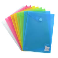 Pack con 10 Carpetas Sobre con Cierre de Velcro - Tamaño A4/Folio VERTICAL Tipo Bolsa  con cierre superior – REF 900 - Para Folios y Documentos – en 5 Colores Classic -  100% Eco by Office Box. - details 1