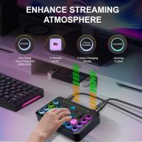Mezclador De Sonido Profesional 5 Canales F11 Tarjeta De Sonido Para Streaming En Vivo Accesorios Para Podcast Y Juego Adecuado Para Computadora PC - details 11