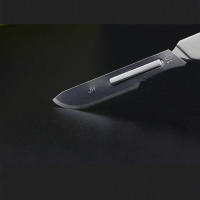 Cuchillo De Carbono Para Cirugía Y Oficina Hojas De Afeitar Números 10 11 12 15 Manija Larga Y Fuerte Para Cortar Metálico Y Madera - details 1