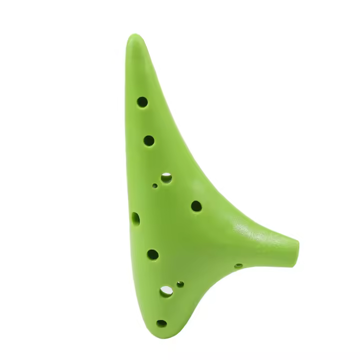 1PC Ocarina De Resina Plástica Con 12 Agujeros Alto C Ajuste De Tono Instrumento Musical Para Adultos Y Niños Multicolor - 1