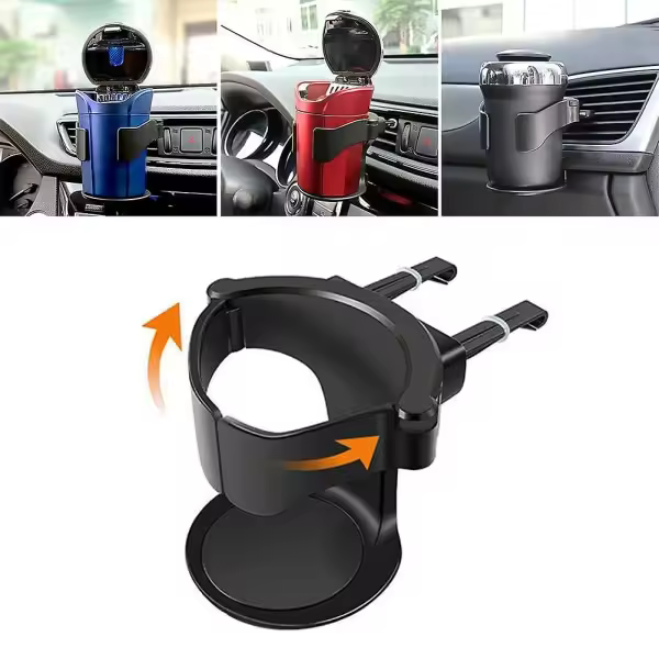 portavasos para coche, accesorio para bebidas, soporte para ventilación de aire, soporte para botellas de agua, herramienta para enfriar bebidas en coche, camión y automóvil. - 1