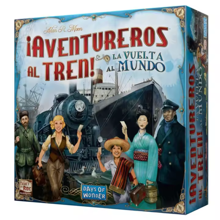 Juego de Mesa Aventureros Al Tren: La Vuelta Al Mundo PEGI 8 - 1