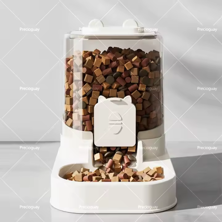 Comedero automático para gatos y perros, comedero integrado para gatos y arroz. - 1