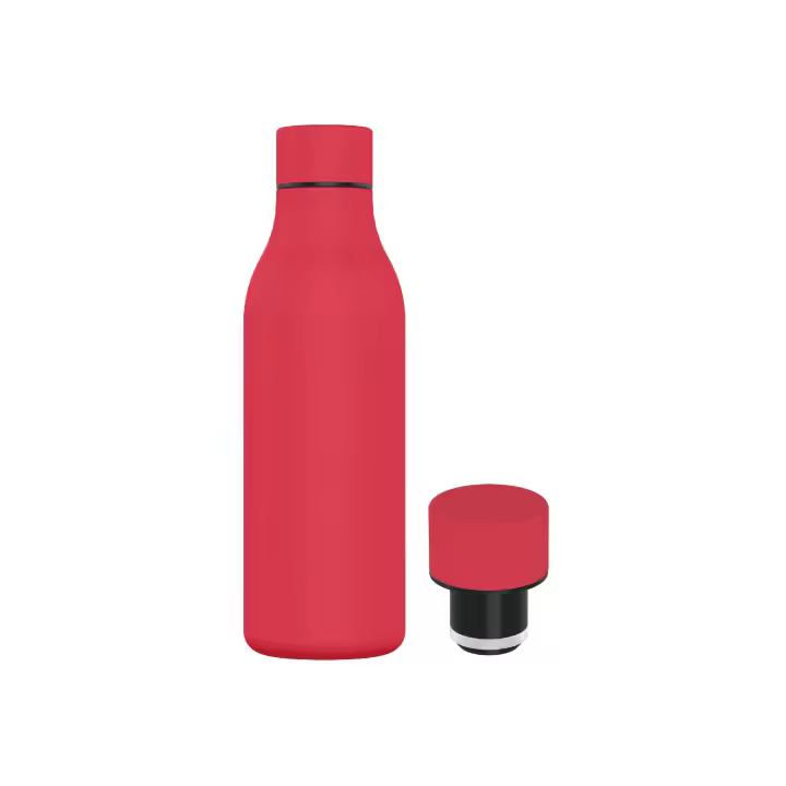 Botella Termo de Agua de Acero Inoxidable - Botella Térmica Reutilizable de Diseño 550ml o 500ml | Sin BPA | Mantiene 24H Frio / 12H Calor | Termo y Hermética - Doble Pared al Vacío a Prueba de Fugas | Mikomika (LT550 999 1199 D1) - 1