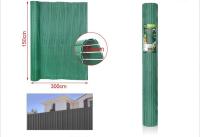 LILI HOME Cañizo de PVC de Ocultación - Privacidad y Estética para Exteriores 150 X 300 Cm Verde PVC Resistente. Perfecto para integrarse con el paisaje natural, proporcionando un aspecto fresco y orgánico. - details 0