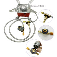 Adaptador De Recarga De Propano Para Estufa De Camping Al Aire Libre Con Cuerda De Extensión Convertidor De Tanque De Gas a Estufa Extension Cord De Metal 100cm - details 5