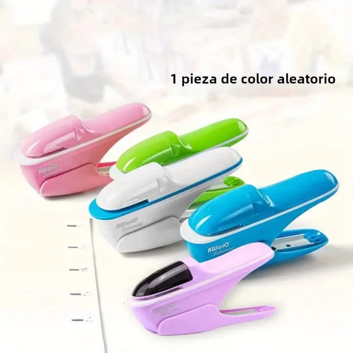 Mini Clavadora No Fijadora De Papel Con Capacidad Para 7 Hojas Para Negocios Y Escuelas Segura Y Práctica Para La Oficina - 1