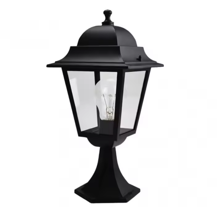 FABRILAMP Sobremuro Exterior Aluminio Spica 1xe27 Negro Ip44 46x21,5x21,5 Cm - Iluminación Exterior - 1