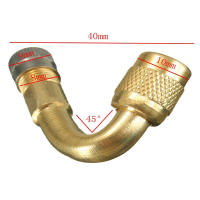 Adaptador De Válvula Universal Para Motocicleta Camión Coche Extensión De Válvula De Neumático Ángulo Curvo 45 90 135 Grados Material De Latón - details 5