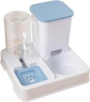 Comedero y bebedero para gatos, cuenco antideslizante 2 en 1, comedero automático portátil, suministros para gatos pequeños, medianos y grandes. - details 6
