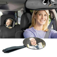 Espejo De Seguridad Para Coche Universal Para Niños 17*17cm Monitor De Seguridad Infantil Espejo Retrovisor Para Asiento Trasero ABS - details 1