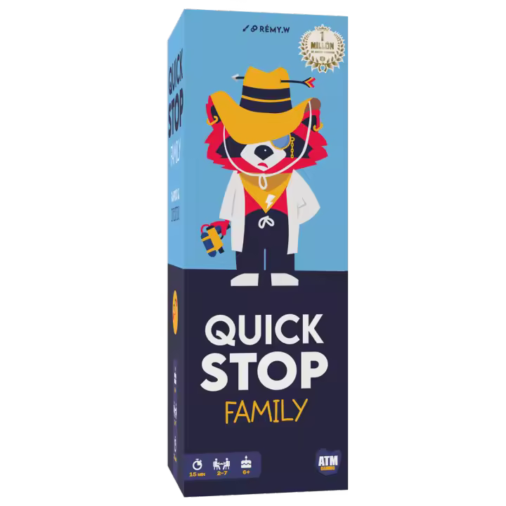 Asmodee - Quick Stop Family - 1