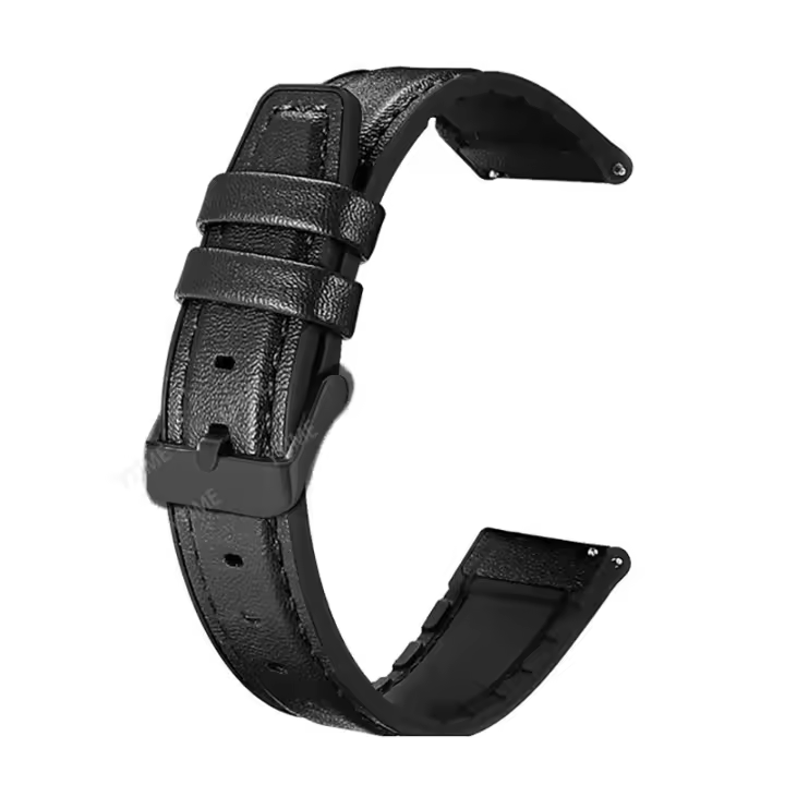 Correa De Reloj De Cuero 22mm Para Xiaomi Mi Mibro Watch X1 Reemplazo De Pulsera Inteligente Compatible Con Mibro Watch A1 En Negro Marrón Café - 1