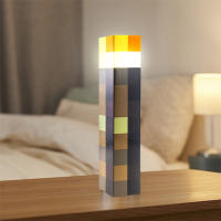 Lámpara De Noche LED Para Dormitorio Con Cargador USB Y Hebilla Regalo Para Niños Luz De Lectura Decorativa Color Marrón - details 2