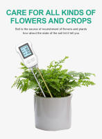 Testador De Tierra Digital LCD 3-en-1 PH/Humedad/Temperatura Para Plantas De Jardín Sensor Metálico Medidor De Humedad - details 2