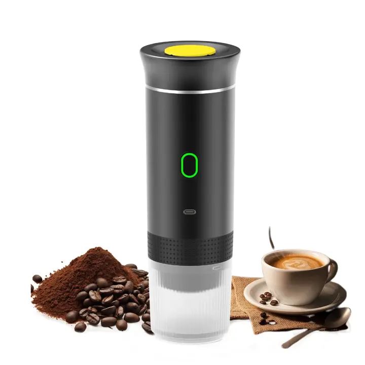 Cafetera Eléctrica portátil para uso en el hogar Portátil 3 en 1, máquina de café molido con cápsula Eléctrica - 1