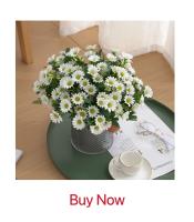 3pcs Flores Artificiales De Seda Crisantemo Y Rosa Para Bodas Navidad Decoración De Jardín DIY Regalo Bouquet De Novia - details 2