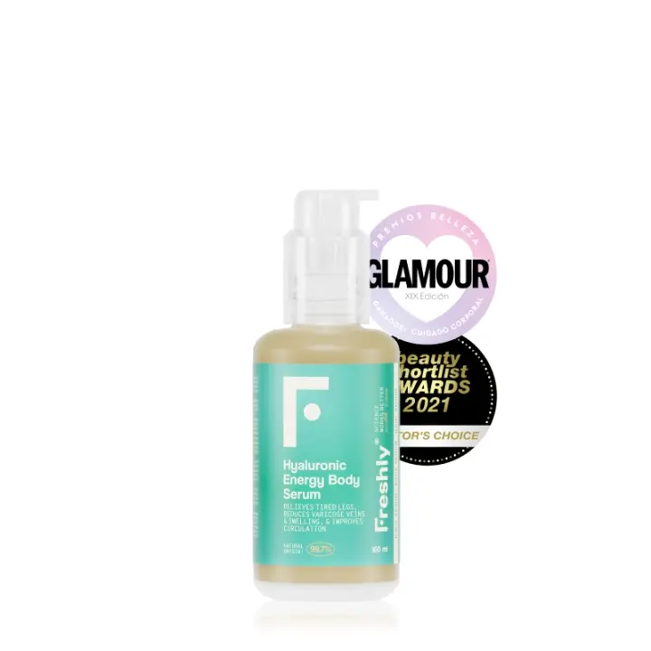 Freshly Cosmetics - Gel frío piernas cansadas y sensación de hinchazón  Hyaluronic Energy Body - 1