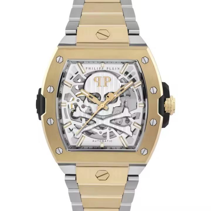 Philipp Plein Reloj de hombre The skeleton restyle PWJFA0525 automático de acero y correa plateada - 1