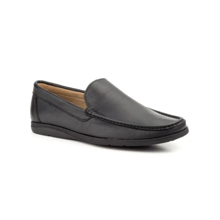 252 Negro  Hecho en España Kiowa Hombre Piel Negro Numeración: 39-45 Marca: Nautic JAM Color: Negro calzado todo en piel suave muy comodos con suela flexible para mayor suavidad y comodidad - 1
