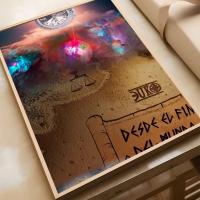 Póster Self-adhesivo Duki Singer AMERI En Papel Impermeable Para Decoración De Pared De Café Bar Restaurante Estilo Moderno - details 6