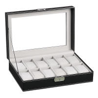 Caja De Relojes Organizador De 20 Slots En Cuero PU Para Hombres Caja De Exhibición De Relojes Regalo Con 61012 20 Espacios - details 10
