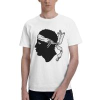 Camiseta Personalizada Corsica Con Bandera Y Nombre Impreso Estilo Casual Para Hombres Camiseta De Algodón Para Todas Las Estaciones - details 6