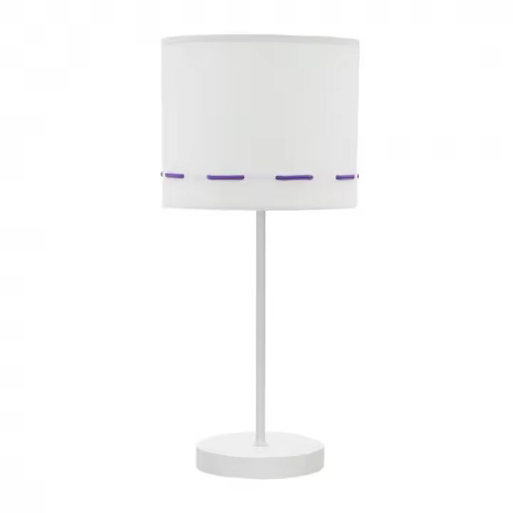 Lámpara de Mesa FABRILAMP Trazos Lila 17d - 1