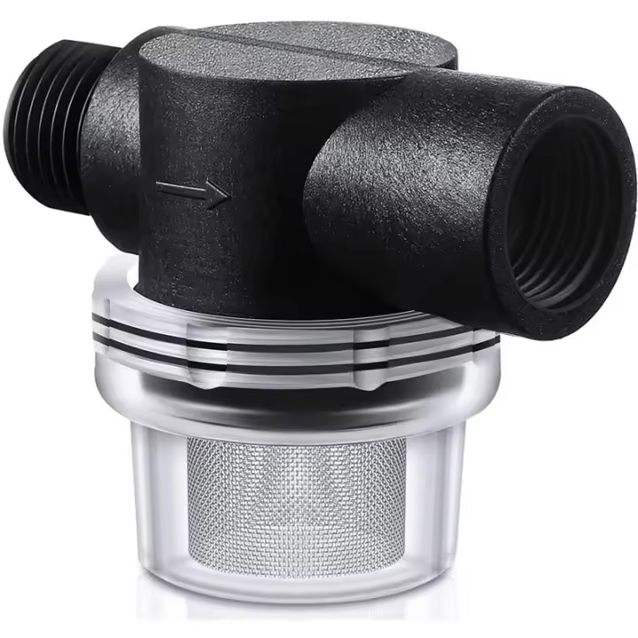 Filtro De Red Para Riega Jardín Filtro De Agua En Línea Para Camper RV Y Jardín Accesorio De Filtro De Agua Con Strainer De Malla - 1