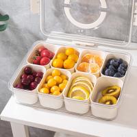 Caja De Almacenamiento Portátil Para Cocina Con 8 Compartimentos Divididos Para Seasoning Frutas Y Snacks Caja Frescorretenedor Moderno - details 3