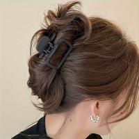 Pinza De Pelo Cuadrada Para Mujer Accesorio Elegante Y Moderno Para Estilo De Pelo Y Maquillaje Plástico De Uso Diario - details 3