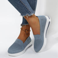 Zapatos de mujer de talla Grande, Nuevos, de Primavera y Verano, Planos, informales, de Malla transpirable, Con Suela Gruesa, Deportivos e informales. - details 20