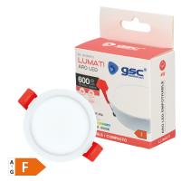 ARO REDONDO EMPOTRABLE COMPACTO LED LUMATI NEGRO/BLANCO GSC EVOLUTION 7W LUZ CCT 600 LUMENES - details 6
