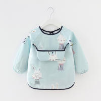 Bib De Bebé Impermeable Con Mangas Largas Para Recién Nacidos Ropa Protectora Antiestática Con Diseño De Dibujos Animados Talla 0-2 Años Unisex - details 1