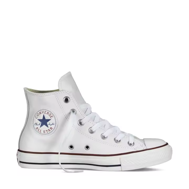 Converse Botas Altas Piel Blanca Mujer Chuck Taylor All Star - 1