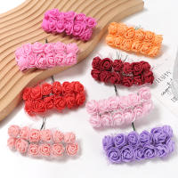12/36/60Pcs Bouquet De Flores Artificiales Rosa Para Decoración De Hogar Y DIY Accesorios De Boda Decoración De Habitaciones Regalos Para Aniversarios Y Fiesta De Bienvenida - details 8