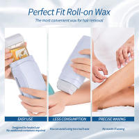 YIKOOLIN Calentador De Cera Portátil Para Mujeres Eliminación Del Vello Con 3 Tipos Máquina De Cera Para El Hogar Y El Salon Con Cartridge - details 3