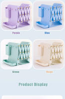 Soporte De Libros De Escritorio Con Estante Retráctil Y Porta Bolígrafos Estudiante Clip Fijo Rack De Almacenamiento Plegable - details 8