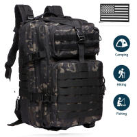 Mochila Táctica De Nylon Impermeable Y Resistente Para Deportes Pesca Caza Camping Senderismo Exterior Unisex 25L/50L - details 12