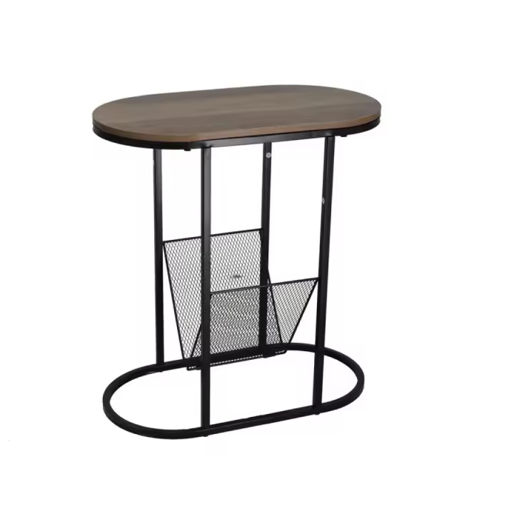 STARLEY-Mesa Auxiliar De Madera, Balcón Mesa De Ocio Mesa De Doble Uso Estante De Flores Multifuncional Y Revistero Sofá Mesa Auxiliar,50X27X54.5CM - 1