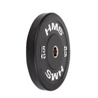 SET DISCOS BUMPER HI TEMP PROFESIONALES DE ACERO Y CAUCHO HMS BRP 100/150 KG - details 3
