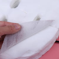 100pcs Máscara Facial Desechable DIY Suave No Tóxica Hoja De Tela Pura Herramienta De Belleza Máscara De Algodón Respirable Papel - details 2