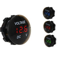 Voltímetro Digital Para Coche Motocicleta Barco Medidor De Voltaje Eléctrico Pantalla LED Impermeable DC 12V-24V Medidor De Voltaje - details 4