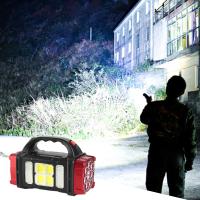Linterna LED De Alta Potencia Para Camping Y Exteriores Recargable USB Con 4 Modos De Iluminación Luz Solar Impermeable Para Actividades Al Aire Libre - details 12