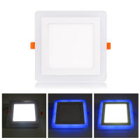 Panel De Techo LED Recubierto RGB Con Control Remoto 6W/9W/16W/24W Redondo/Cuadrado Luz De Bajo Con Driver AC85-265V Para Foyer - details 9