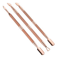 2/6pcs Pusher De Cutículas Doble Final En Acero Inoxidable Herramienta De Limpieza De Uñas Para Pedicura Y Manicura Eliminador De Piel Muerta - details 5