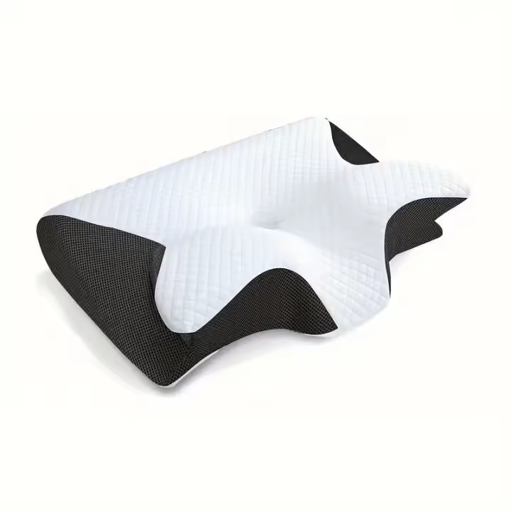 Almohada Ergonómica Para El Cuello Con Soporte Cervical Para Un Sueño Mejorado Diseño De Contorno Relajante Y Transpirable Ideal Para Uso En La Cama - 1