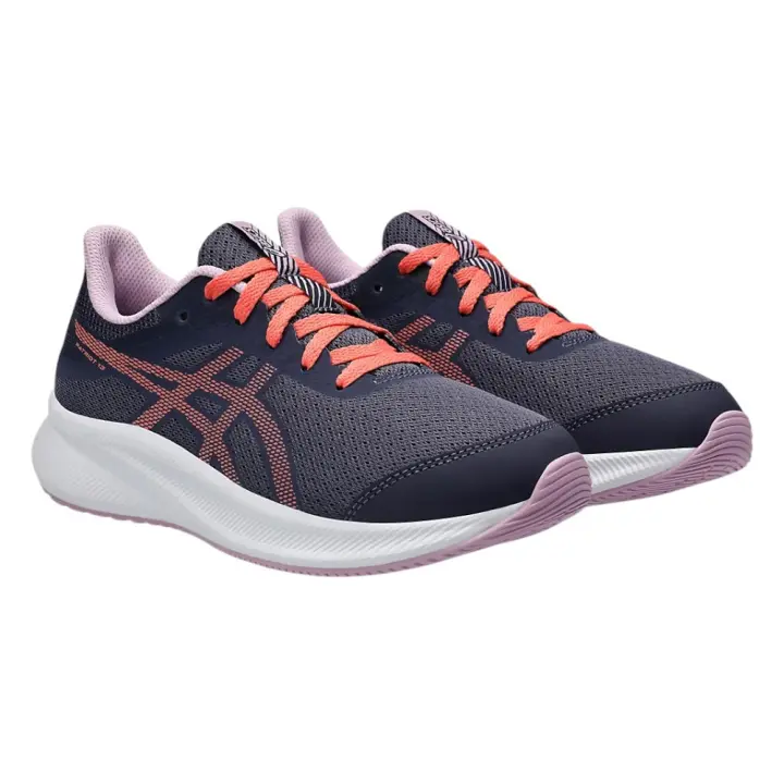 Zapatillas Asics Patriot 13 Gs Gris Indigo Fot Papaya 1014A267-501 Running Niño Niña - 1